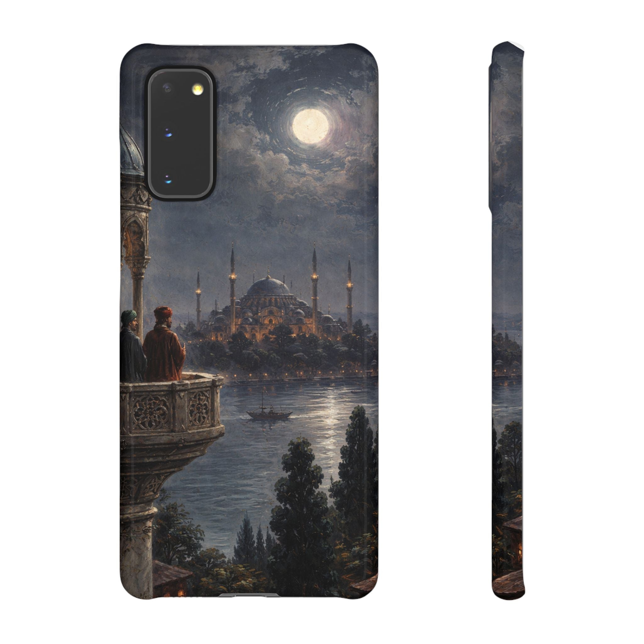 Moonlit Istanbul Landscape - Art Case