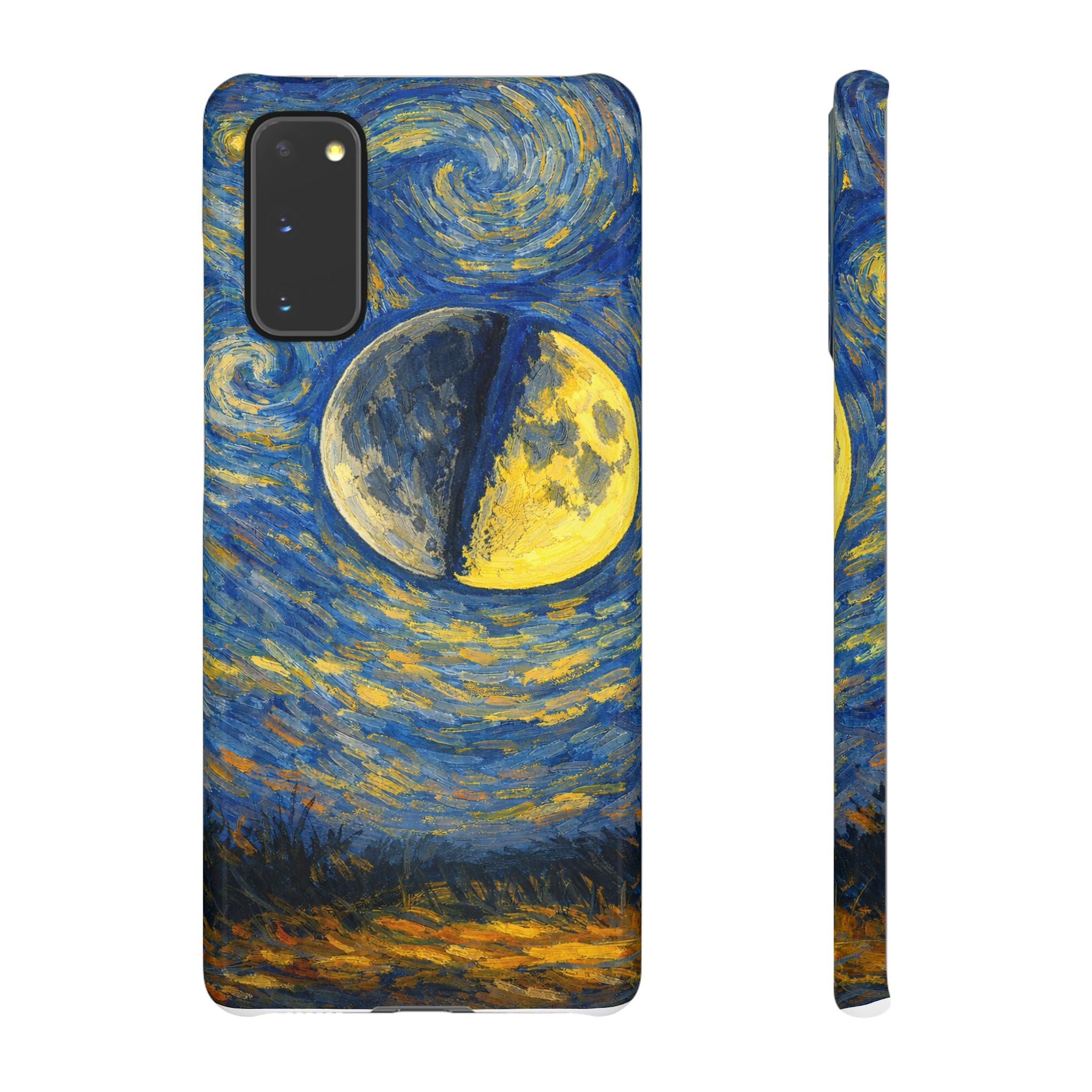 Van Gogh Night Sky Moon Split - Art Case