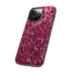 Floral Calligraphy Pink - Tough Case