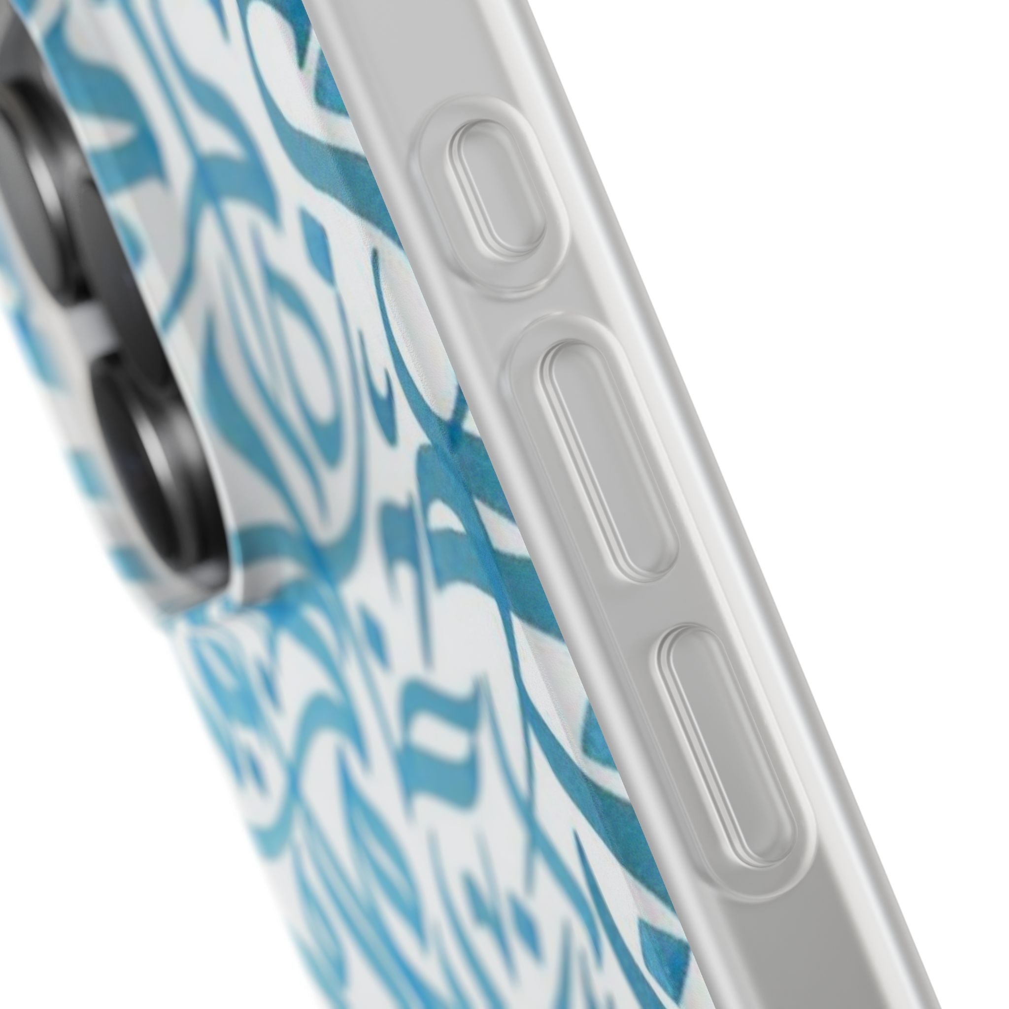 Arabic Calligraphy Blue - Flexi Case