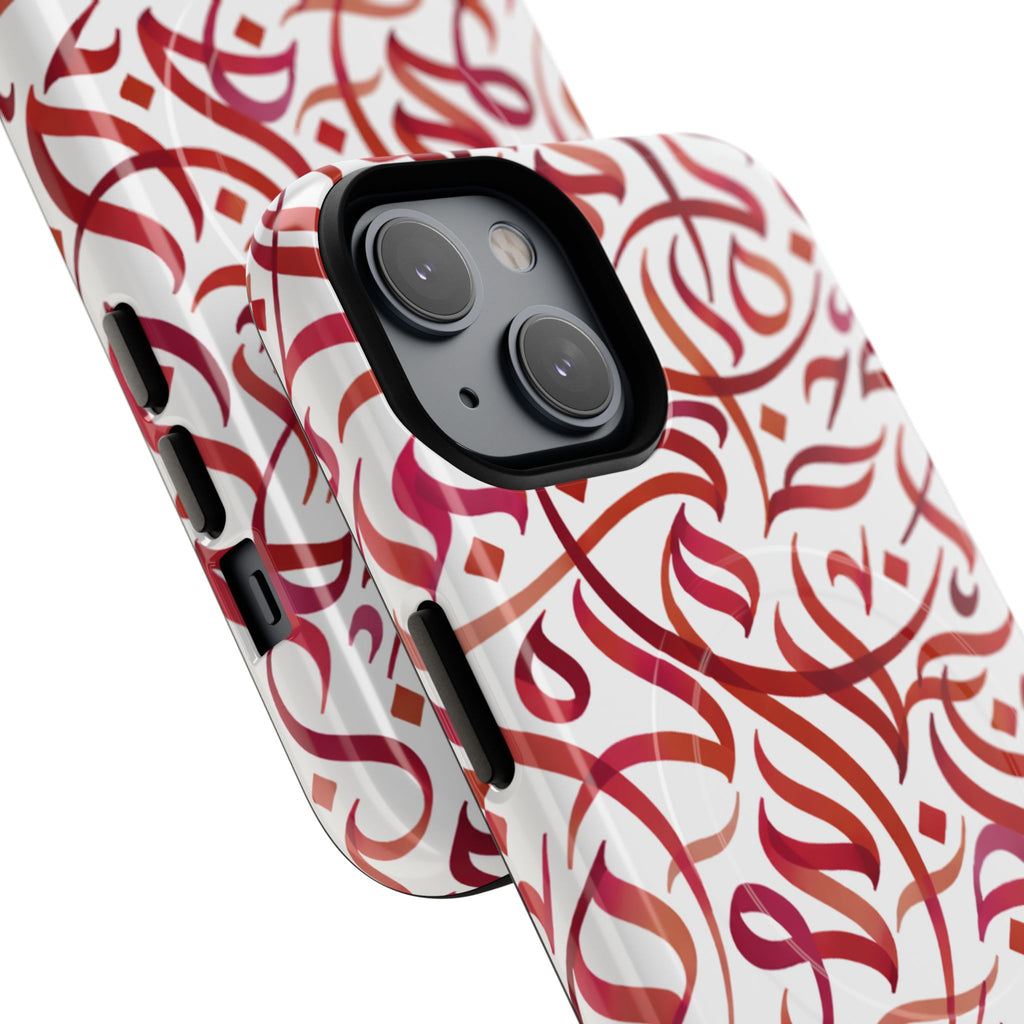 Flowing Calligraphy Red - Magnetic Case