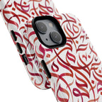 Flowing Calligraphy Red - Magnetic Case