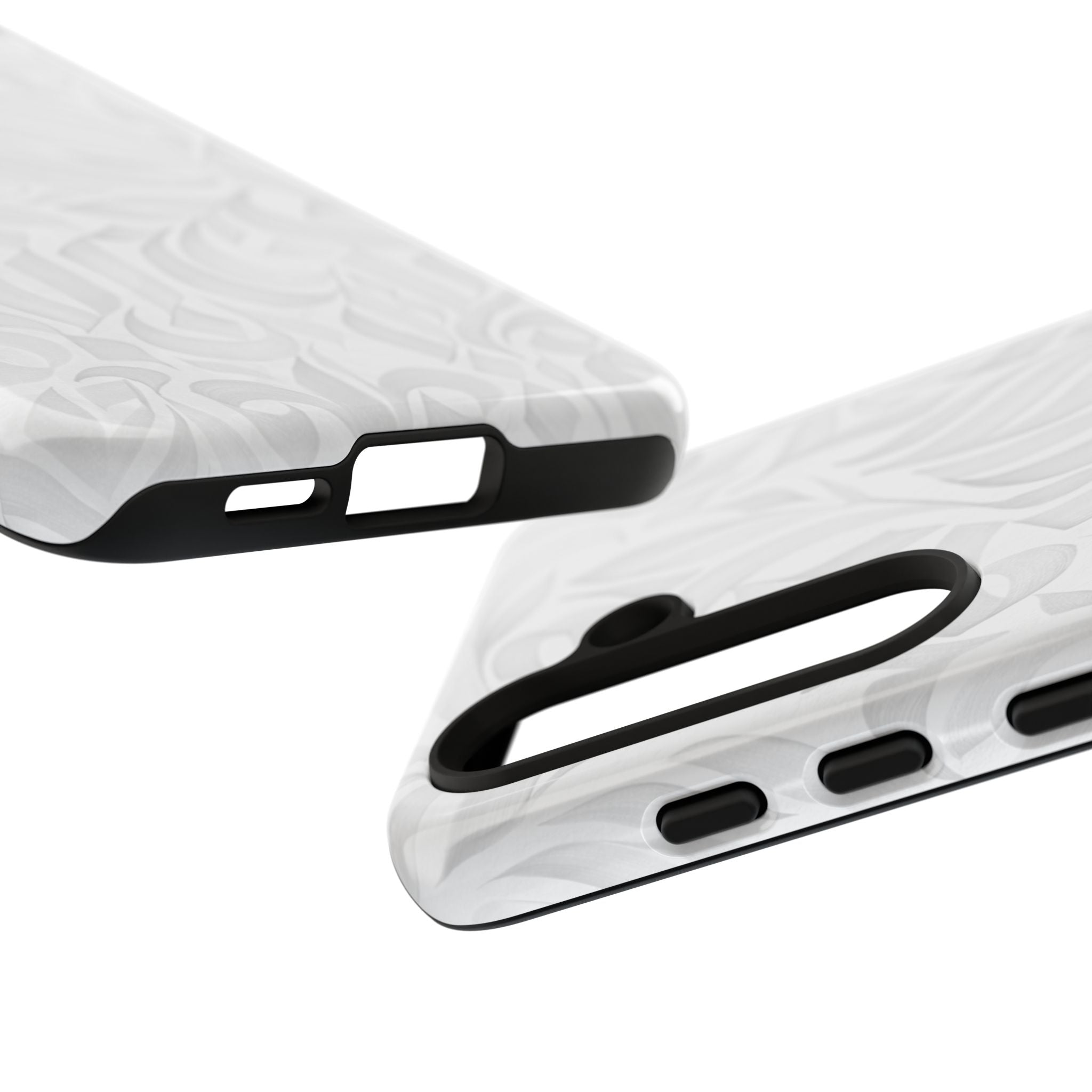 Floral Calligraphy White - Tough Case