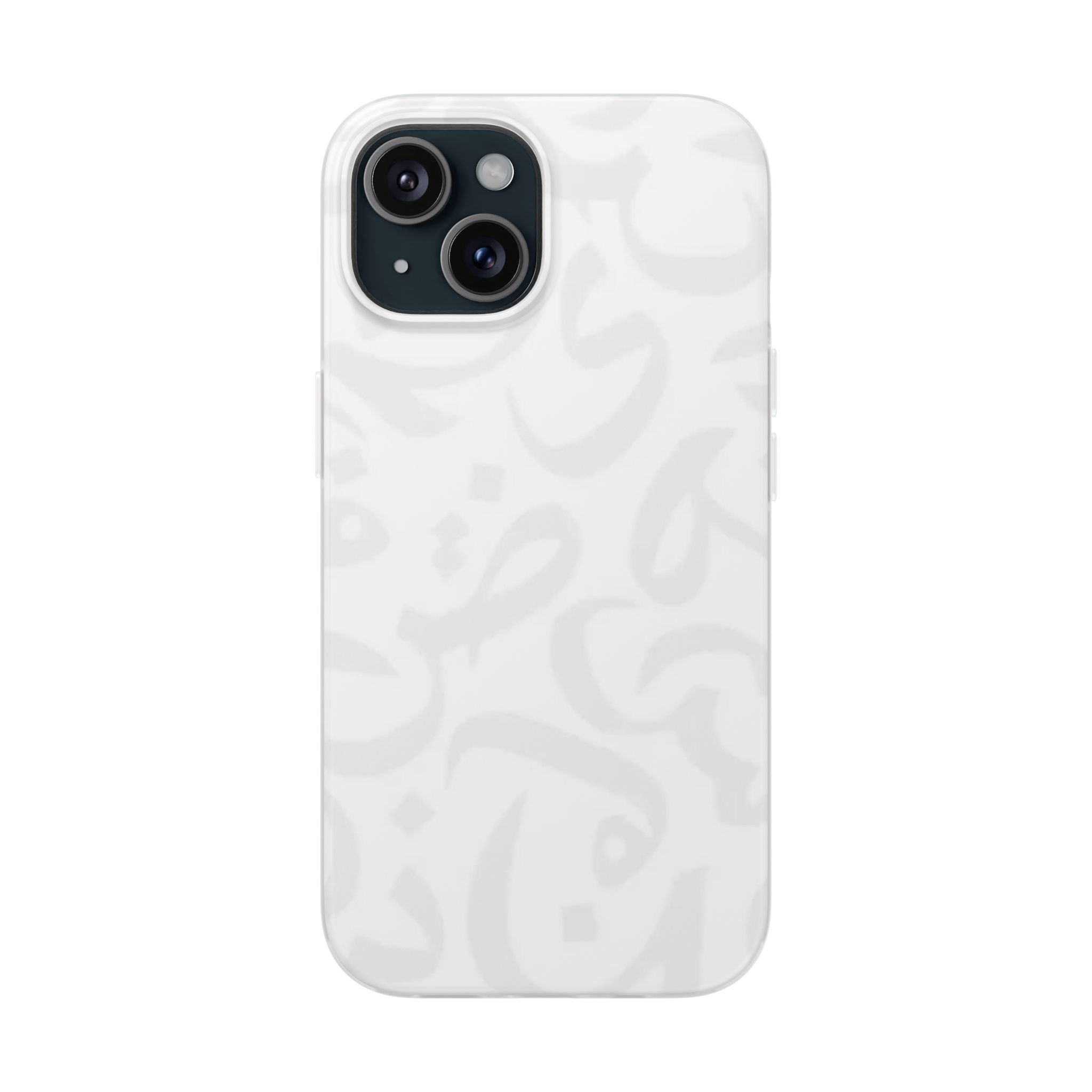 Arabic Calligraphy White Flexi Case