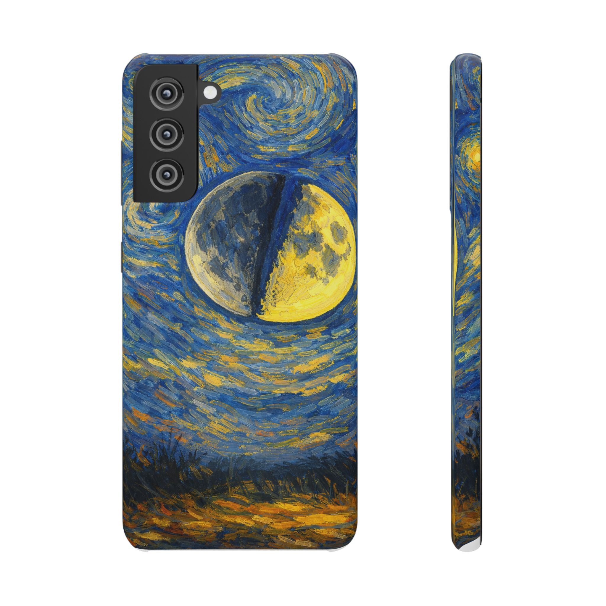 Van Gogh Night Sky Moon Split - Art Case