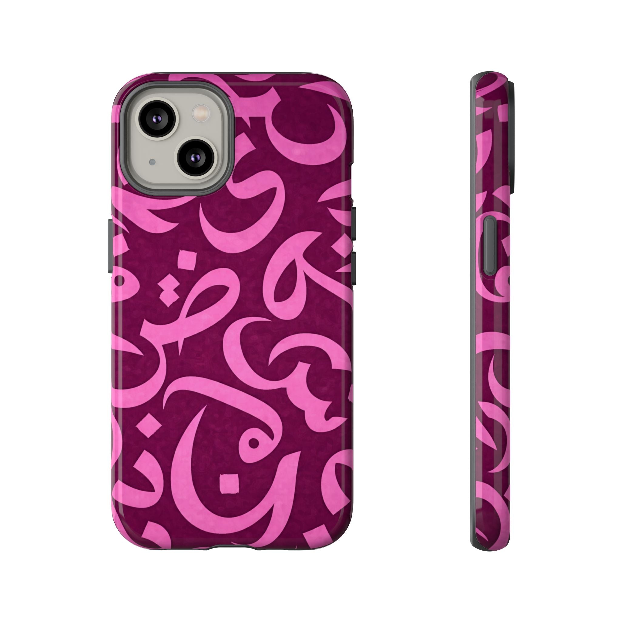 Simple Calligraphy Pink - Tough Case