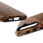 Floral Calligraphy Brown - Tough Case