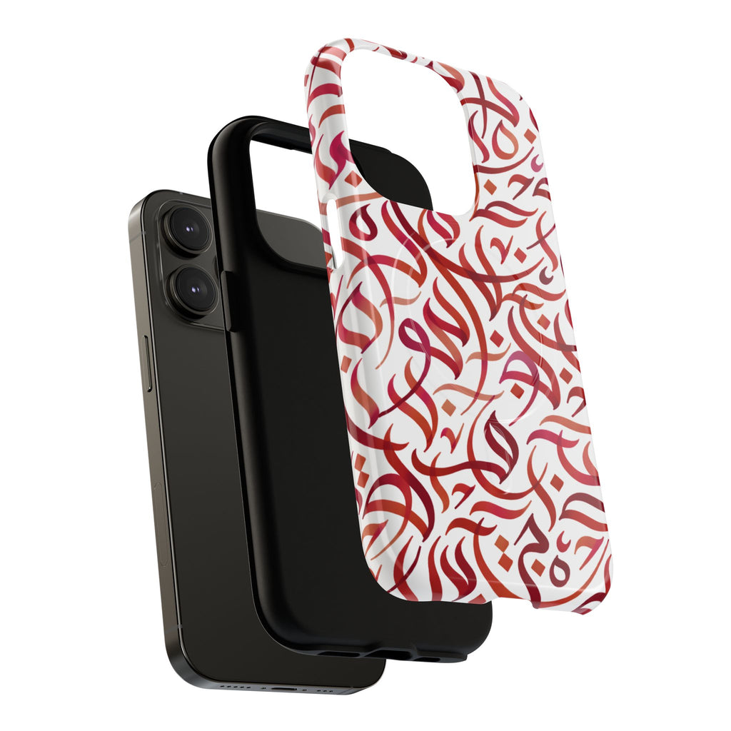 Flowing Calligraphy Red - Magnetic Case