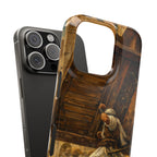 Porte lourde soulevée - Vitrine pour œuvres d'art