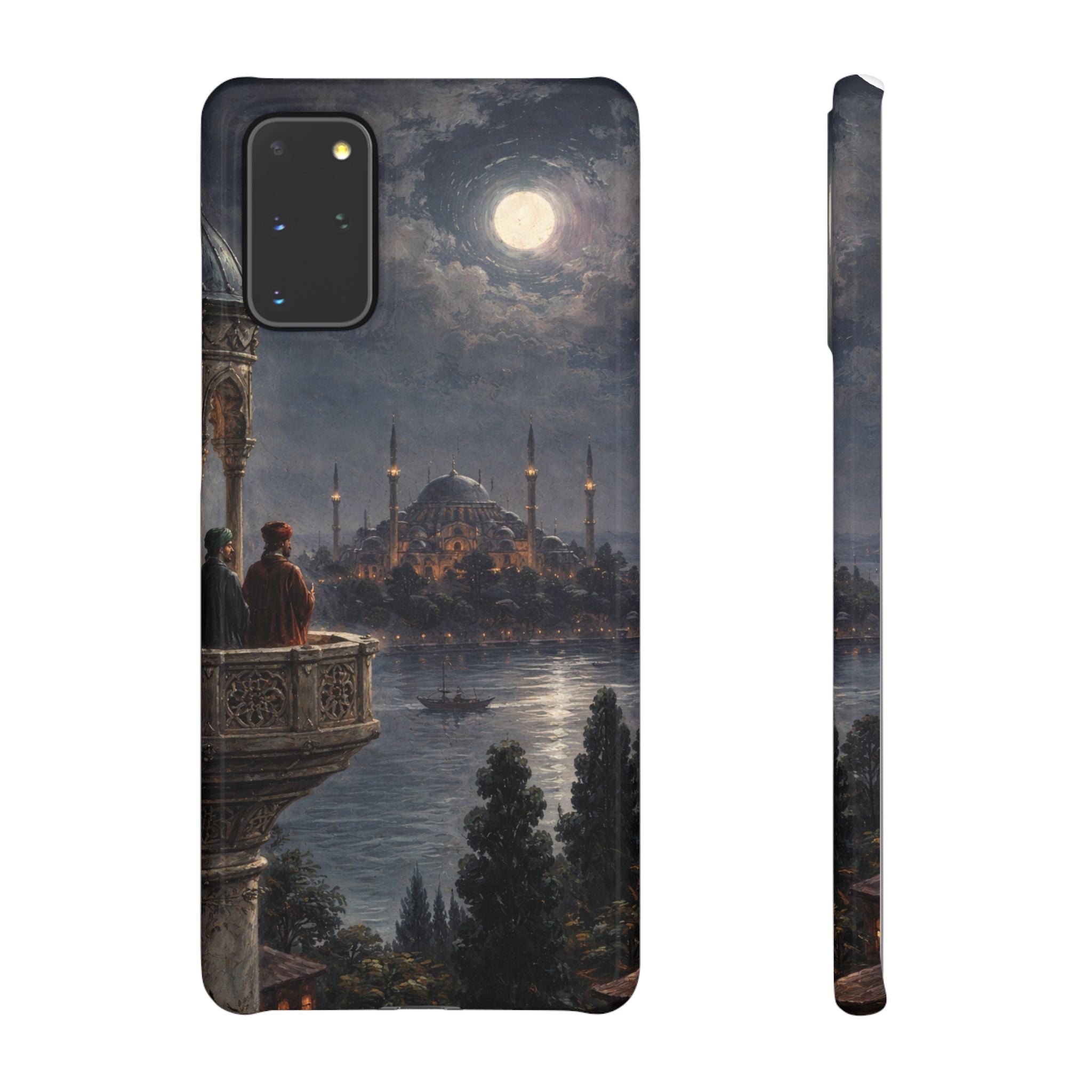 Moonlit Istanbul Landscape - Art Case