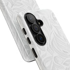 Floral Calligraphy White - Tough Case