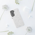 Floral Calligraphy White - Tough Case