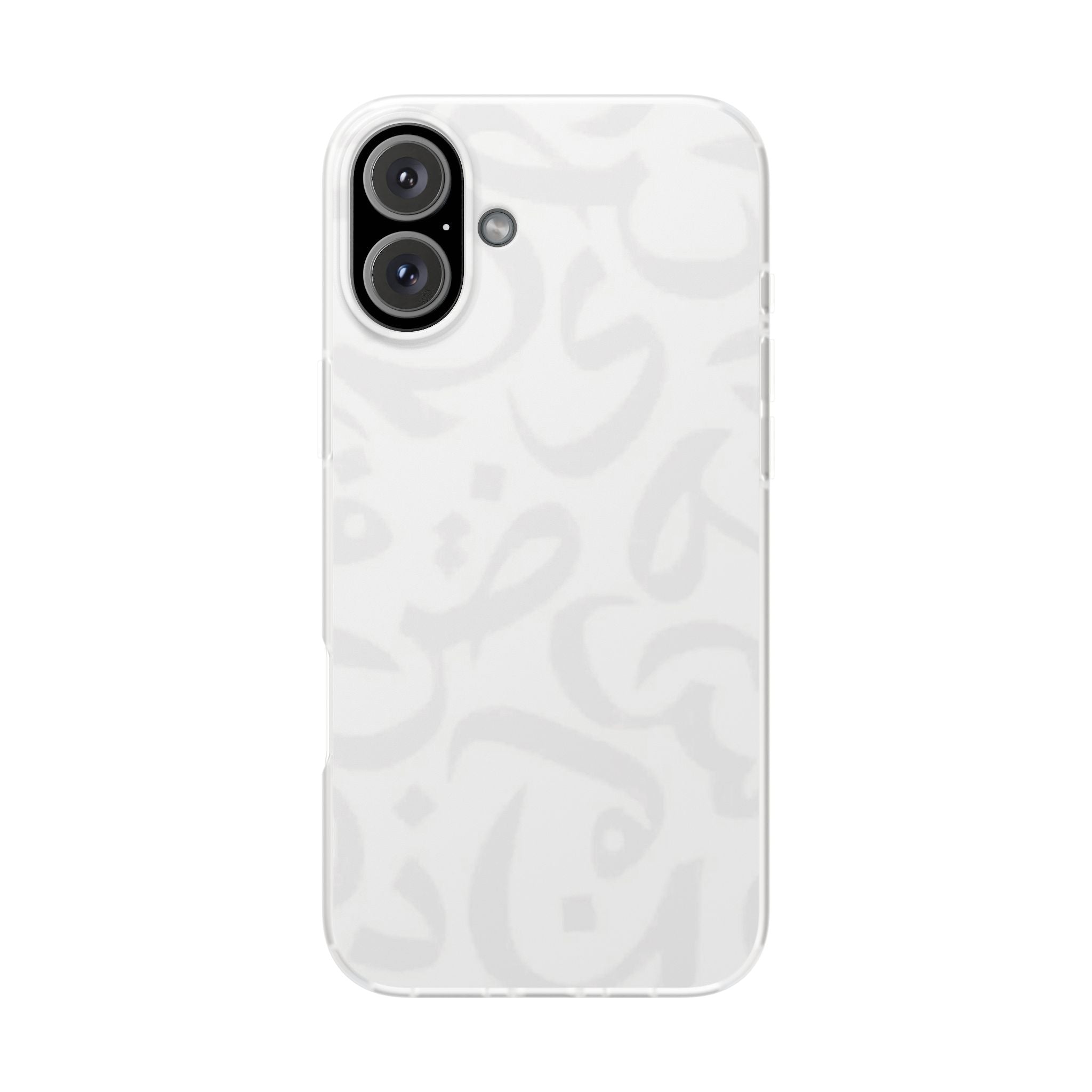 Arabic Calligraphy White Flexi Case