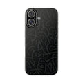 Arabic Calligraphy Black Pattern Phone Case — Flexible Protective Flexi Case