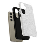 Floral Calligraphy White - Tough Case