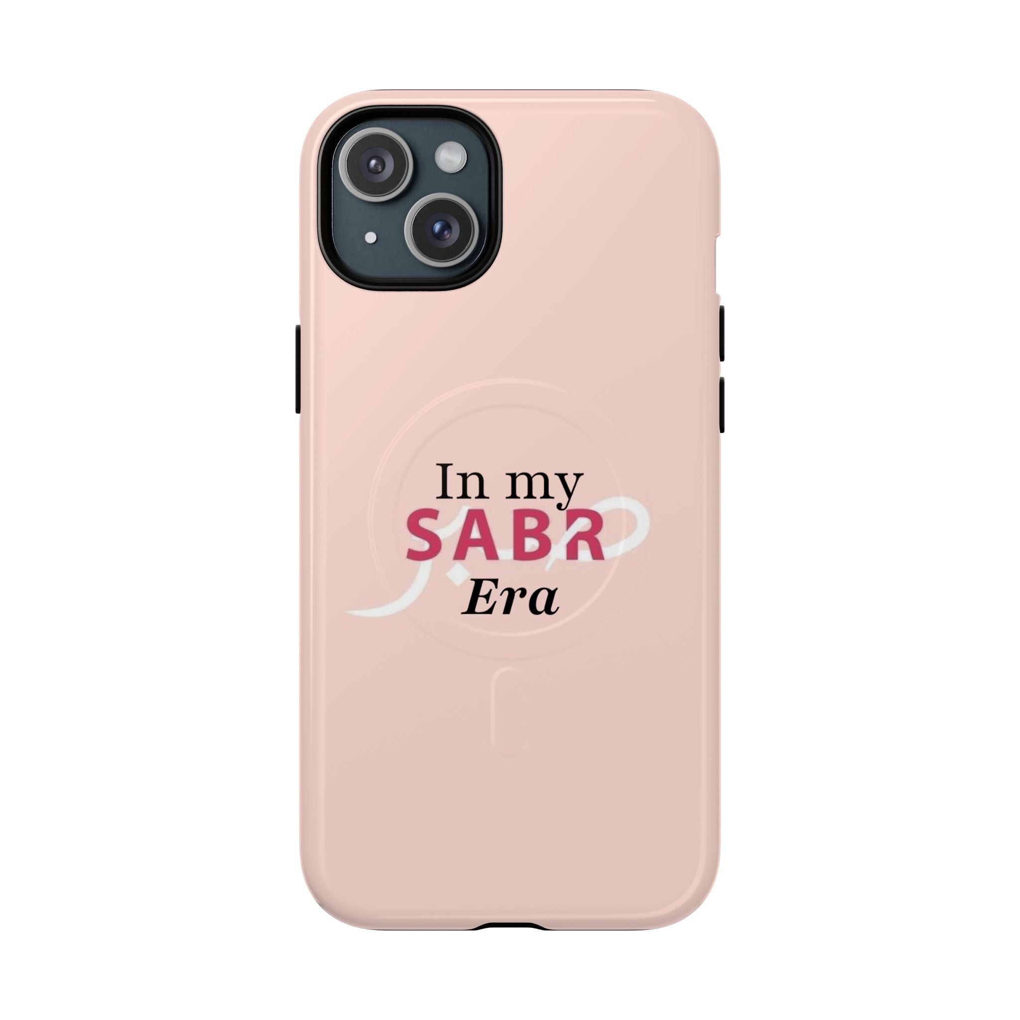 Magnetic Tough Phone Case — "In My Sabr Era" Pink Protective Cover