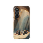 Sunlit Mosque Prayer Scene - Art Case