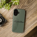 ''Alhamdulillah'' Olive Green - Tough Case