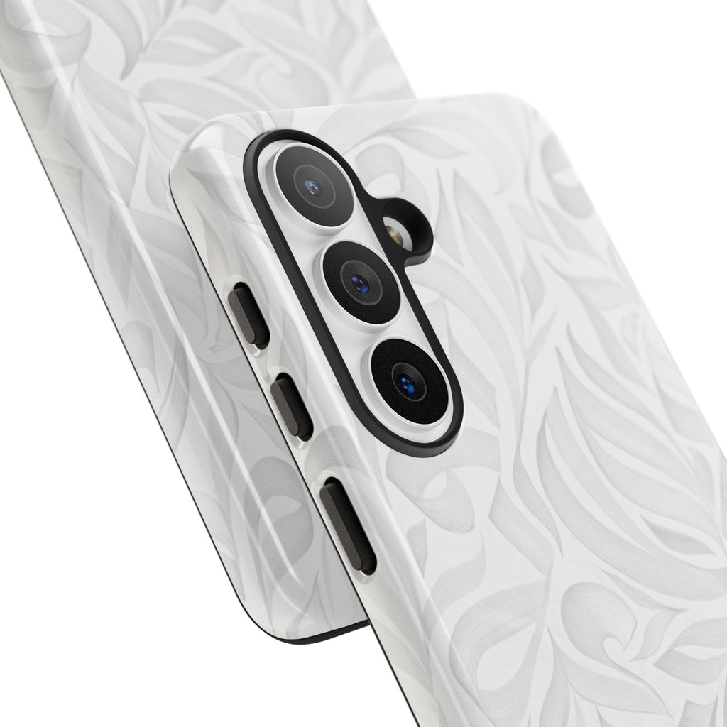 Floral Calligraphy White - Tough Case