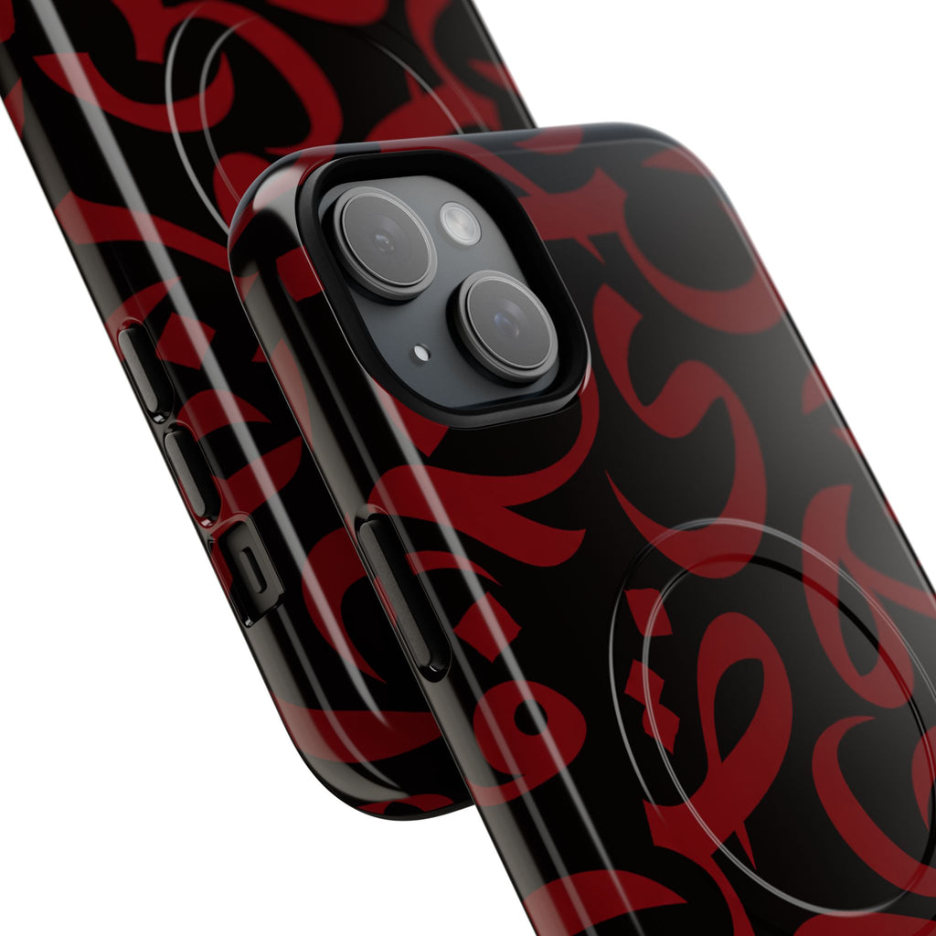 Simple Calligraphy Red - Magnetic Case