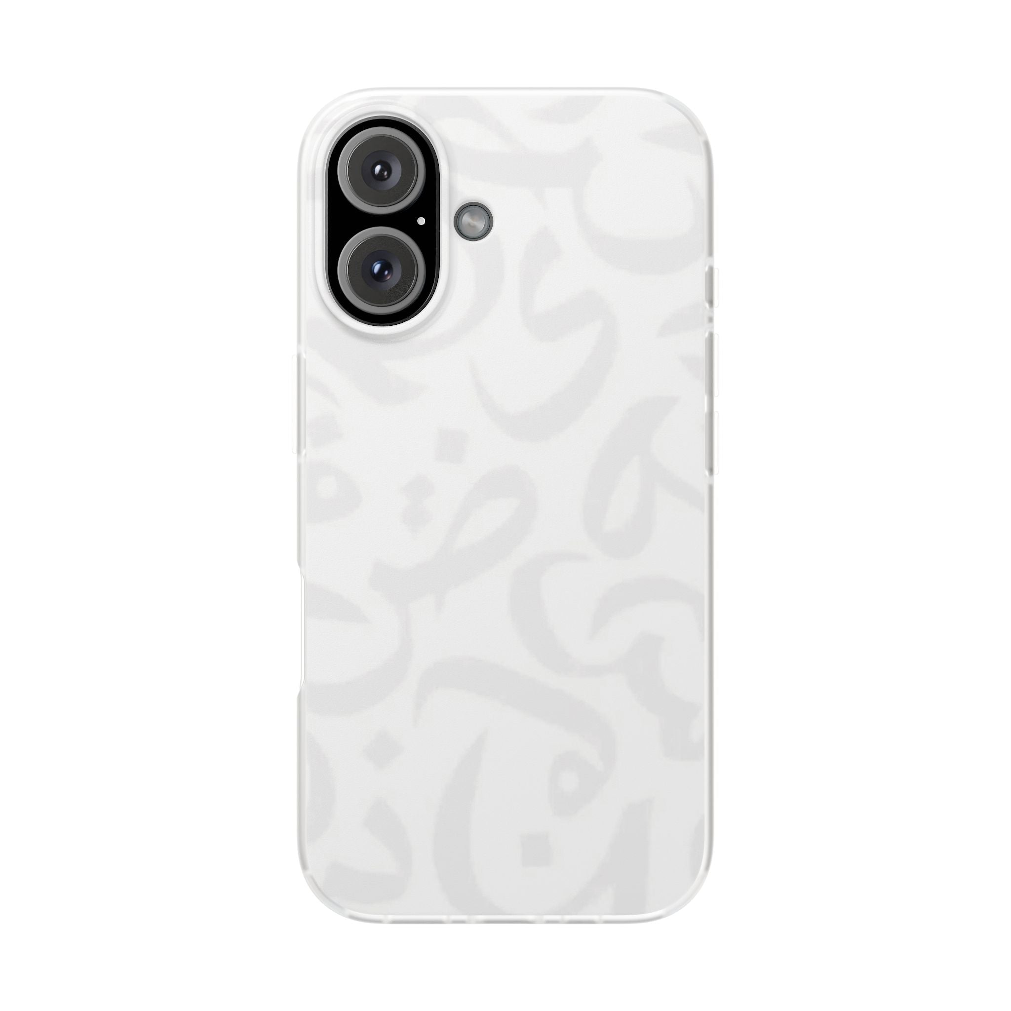 Arabic Calligraphy White Flexi Case