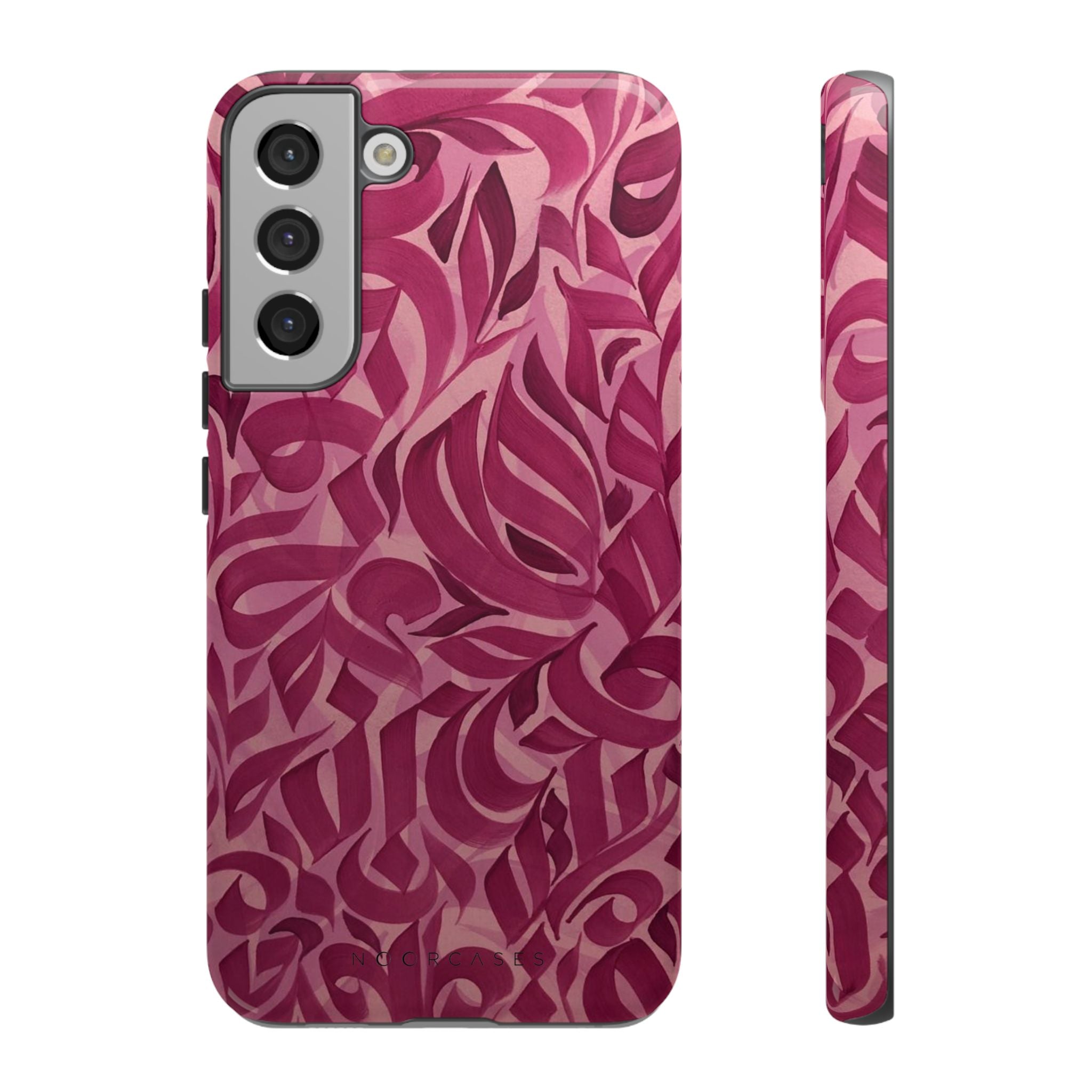 Floral Calligraphy Pink - Tough Case