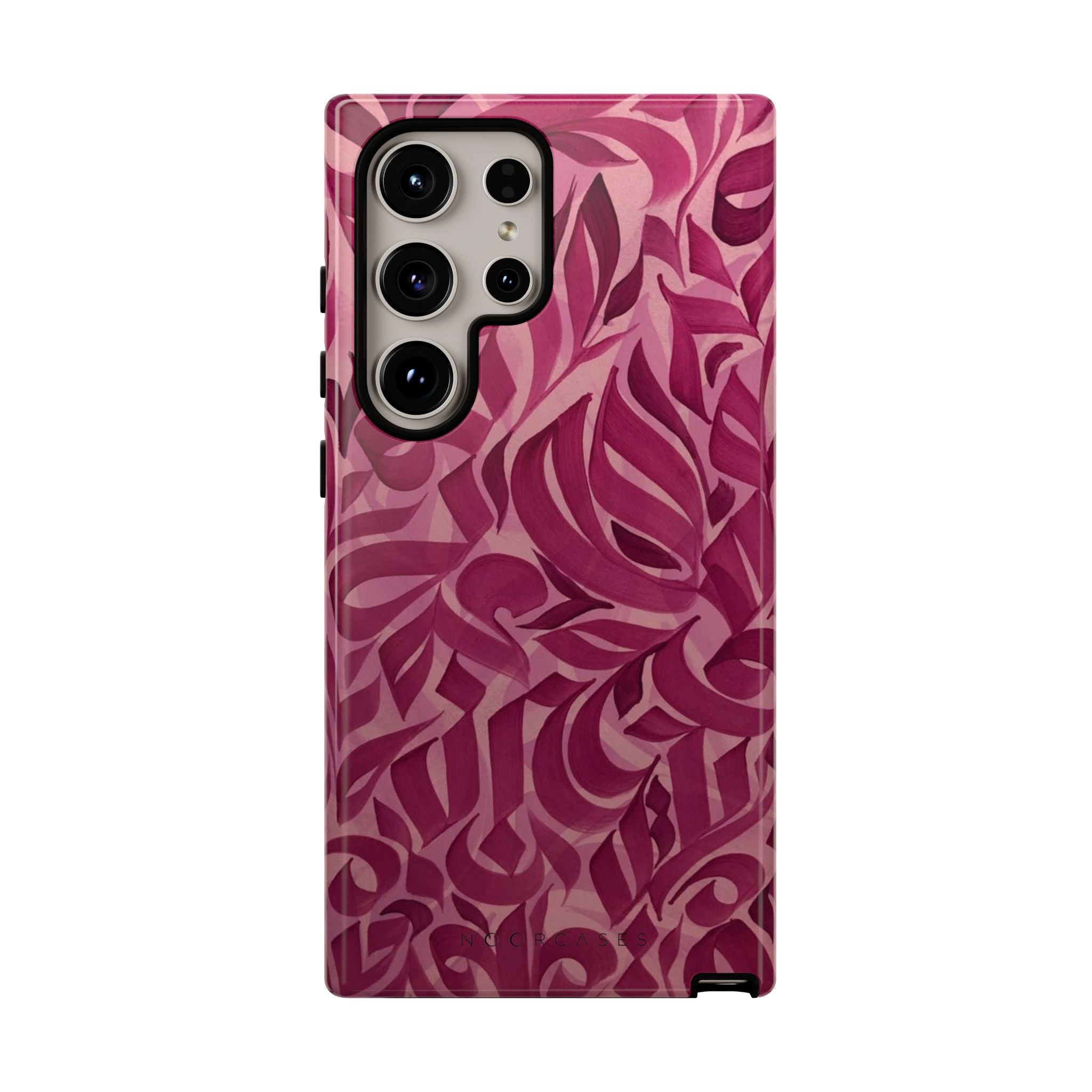 Floral Calligraphy Pink - Tough Case