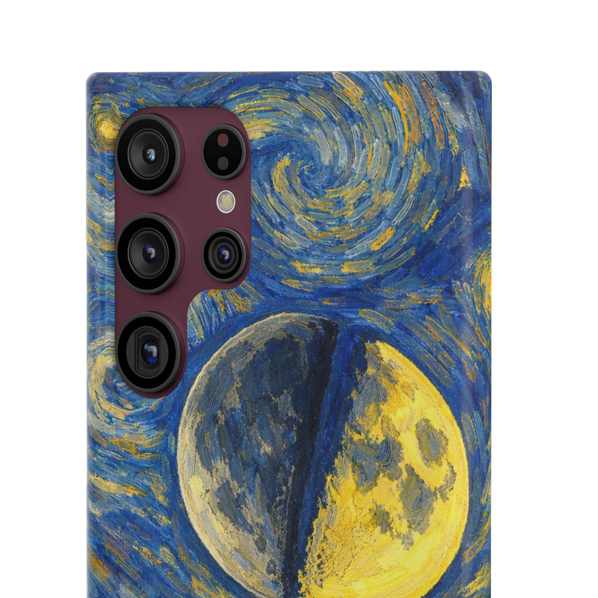 Van Gogh Night Sky Moon Split - Art Case