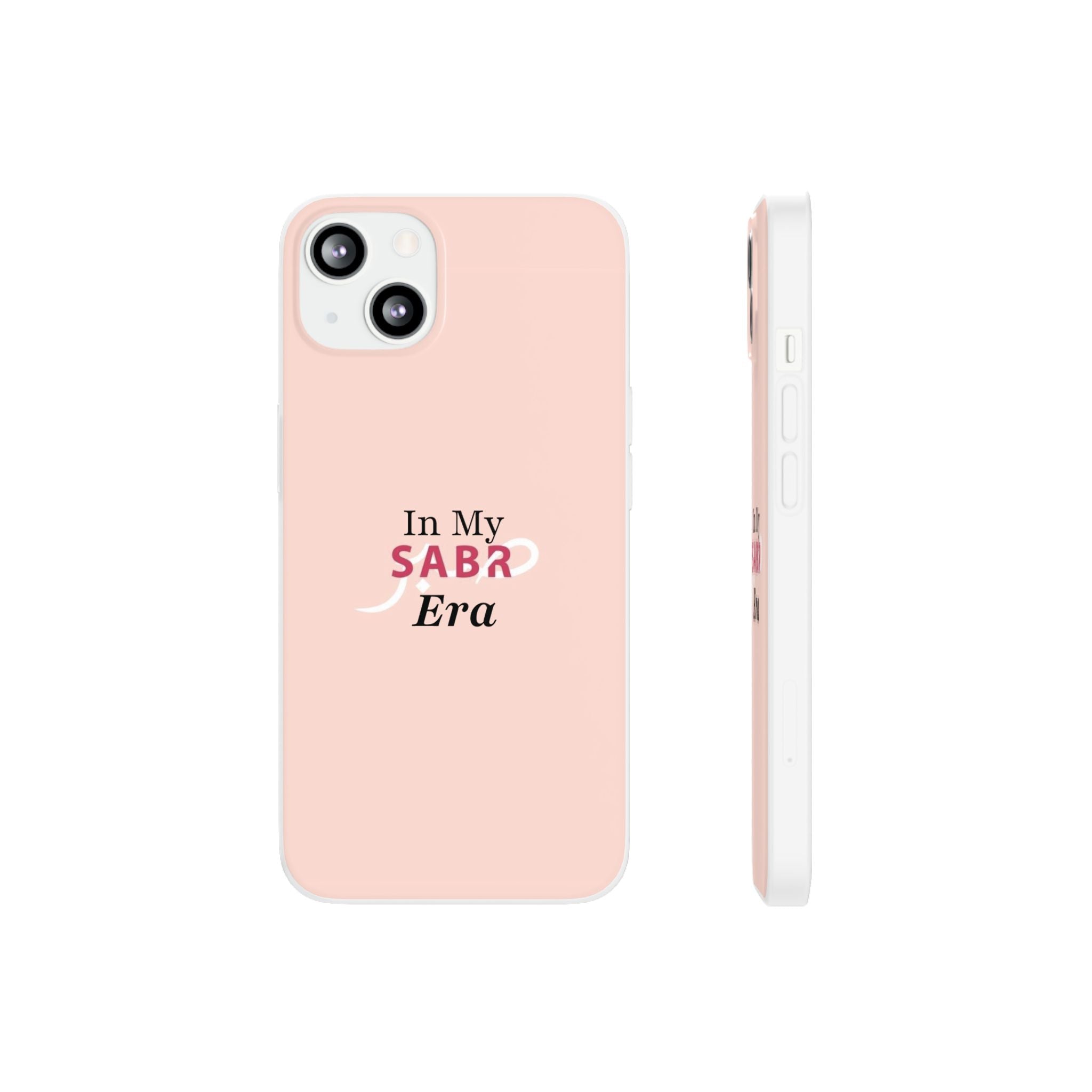 "In My Sabr Era" Pink Flexi Case