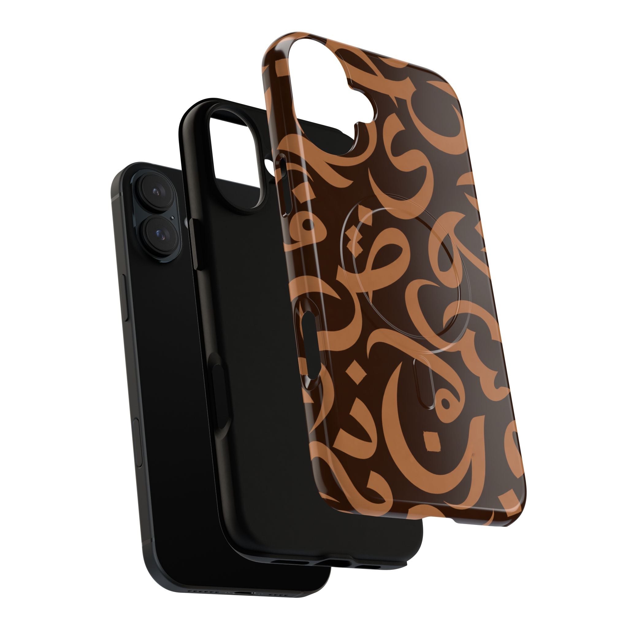 Simple Calligraphy Brown - Magnetic Case