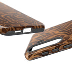 Floral Calligraphy Brown - Tough Case