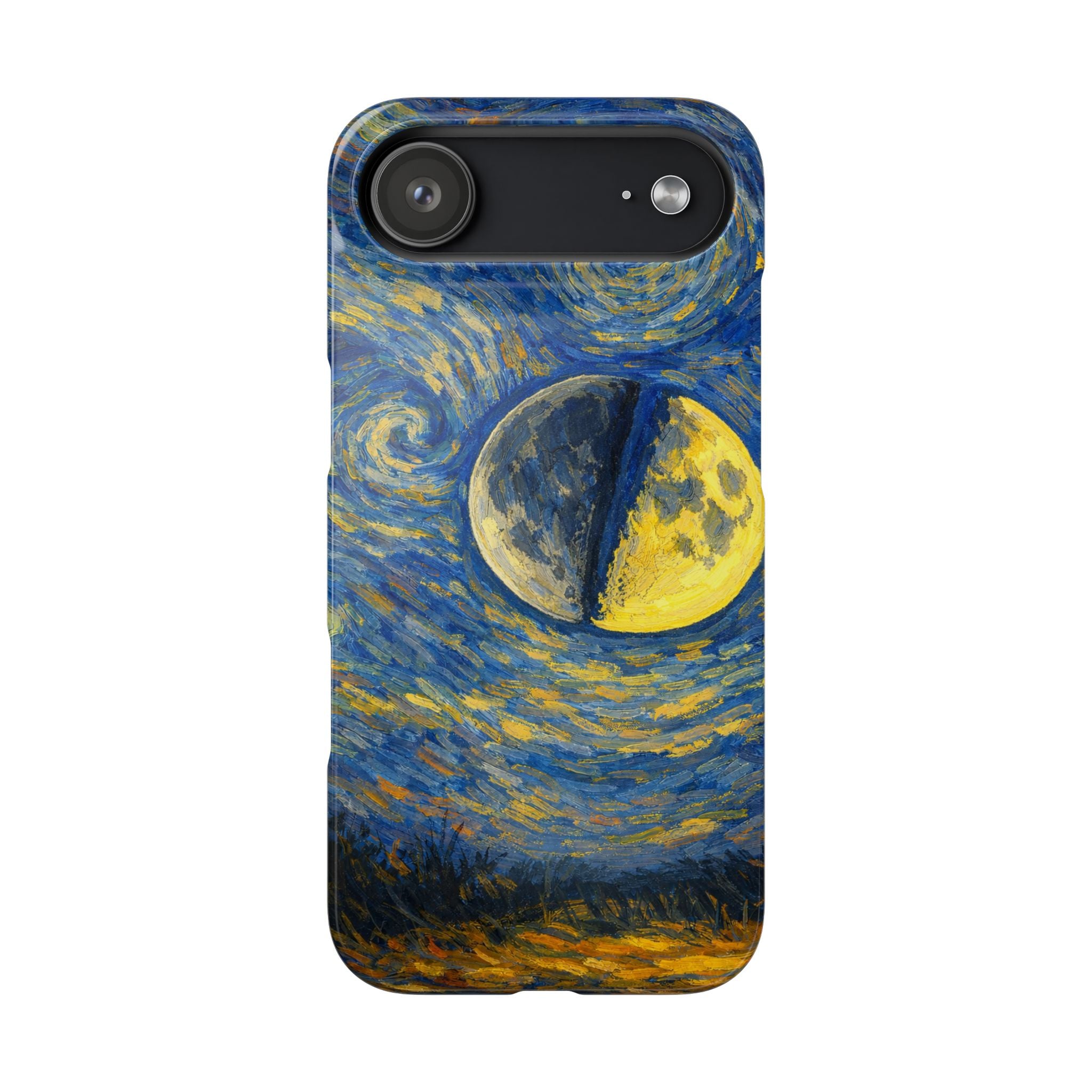 Van Gogh Night Sky Moon Split - Art Case