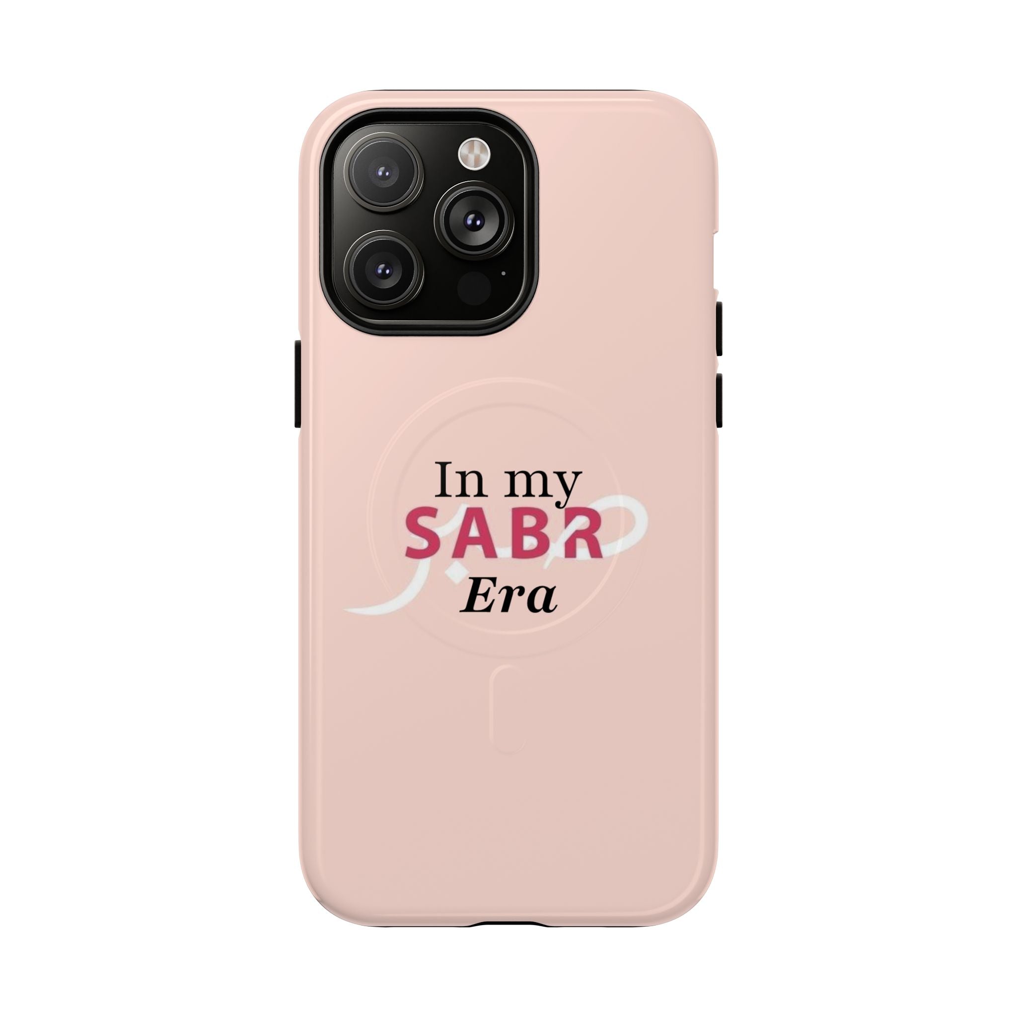 Magnetic Tough Phone Case — "In My Sabr Era" Pink Protective Cover